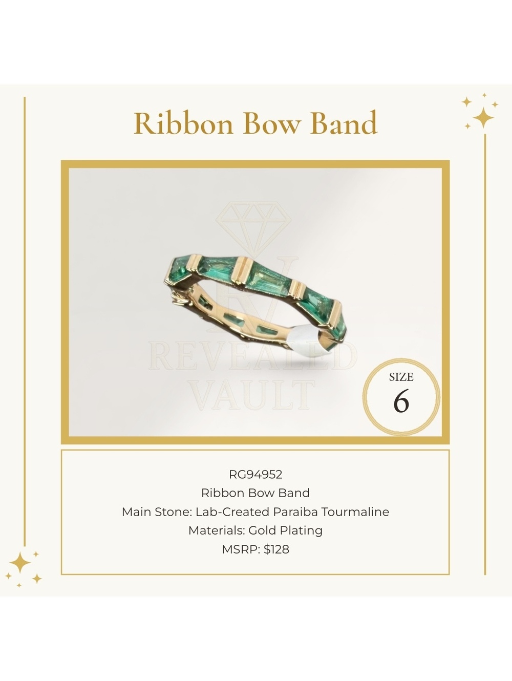 Ribbon Bow Band- Size 6 - OG